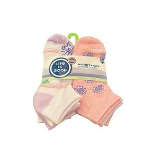 Life is Good Quarter Socks (NWT)
